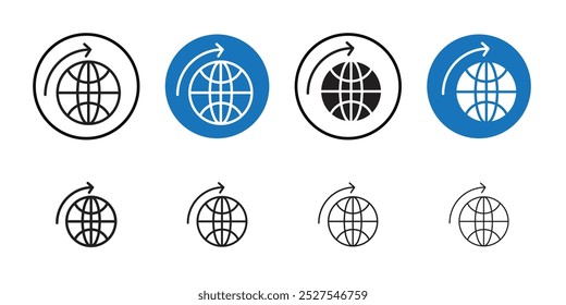 Export icon Thin line art collection