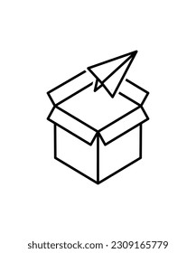 export icon, vector best line icon.