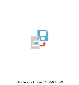 Export and Import Document Icon Color