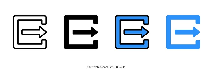 Export Multi Style Icon Set