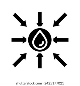 export oil industry glyph icon vector. export oil industry sign. isolated symbol illustration