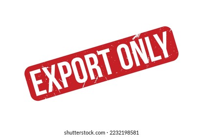 Export Only Rubber Stamp Seal Vector