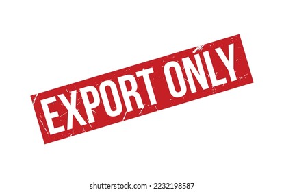 Export Only Rubber Stamp Seal Vector