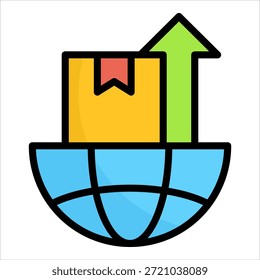 Exportar elemento de icono de Productos para diseño