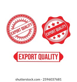 Export Quality Rubber stamp design Vector 