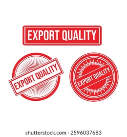 Export Quality Rubber stamp design Vector 