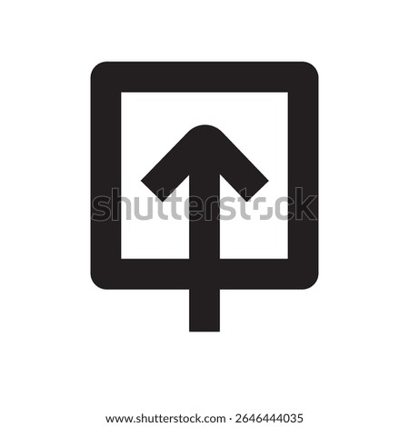Export Share File Output Box Arrow Icon