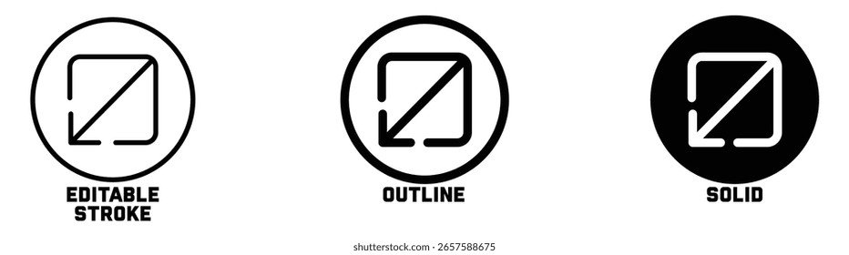 Exportar, símbolo de seta de ícone de compartilhamento, ícone de link externo aberto em nova janela ou símbolo de guia. Ilustração vetorial.