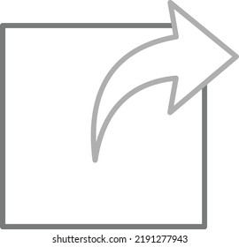 Export vector icon. Can be used for printing, mobile and web applications.