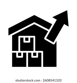 Exportation Icon Element for Design