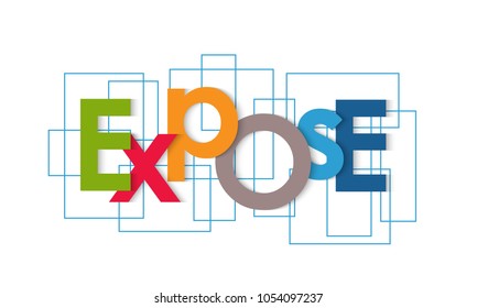 Expose vector letters