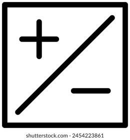 exposure camera icon with black outline style
