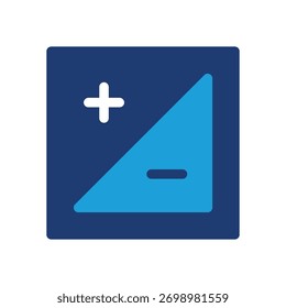 Diseño coloreado del Vector del icono de la exposición bueno para el Web o el App móvil