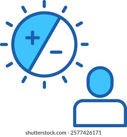 Exposure Icon Element For Design