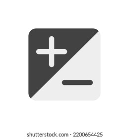 Exposure icon in flat style about camera, use for website mobile app presentation