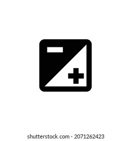 exposure Icon. Flat style design isolated on white background. Vector illustration