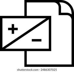 exposure icon. Thin linear style design isolated on white background