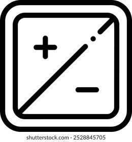 ícone de exposição. Design De Estilo Linear Fino Isolado Em Plano De Fundo Branco