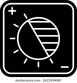 Exposure Line vector Icon Design
