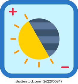 Línea de exposición Vector Icon Design