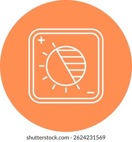 Exposure Line vector Icon Design