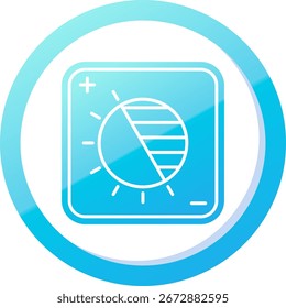 Línea de exposición Vector Icon Design
