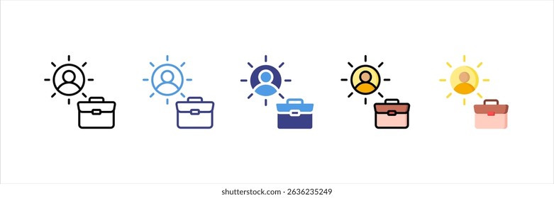 Exposure Multi Style Icon Set