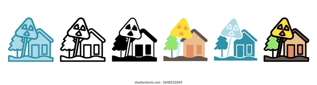 Exposure multi style, mini illustration icon set. Vector for modern concept, print, UI, UX kit, web and app development. Related to risk management, business, finance.
