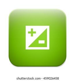 Exposure photo camera icon. light settings