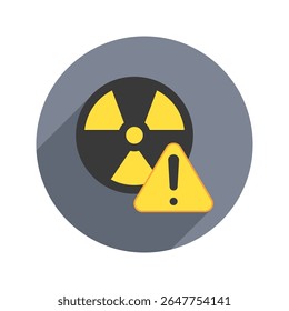 Exposure rounded color, mini illustration icon. use for modern concept, print, UI, UX kit, web and app development. Vector related to risk management, business, finance.