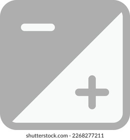 exposure setting camera icon vector flat illustration