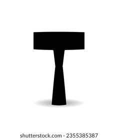 Exposure table lamp silhouette, work, study and bedroom decor light lamp
