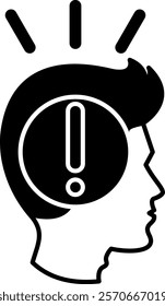 Exposure therapy Icon - Black Filled Style - Social Anxiety Theme