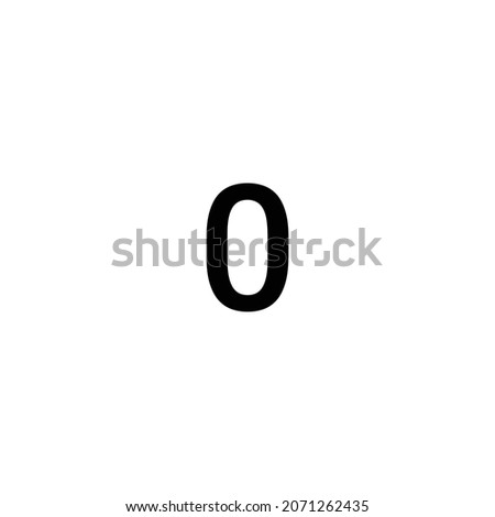 exposure zero Icon. Flat style design isolated on white background. Vector illustration