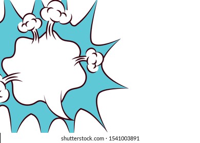 expresion cloud pop art style vector illustration design