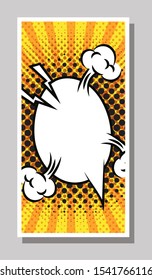expresion cloud pop art style vector illustration design