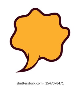 expresion cloud pop art style vector illustration design