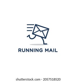 Express air mail logo. Simple illustration of express air mail logo for web.