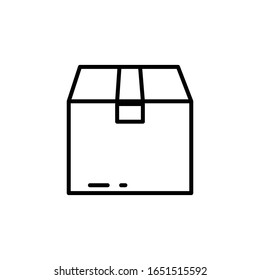 express box delivery icon black vector illustration
