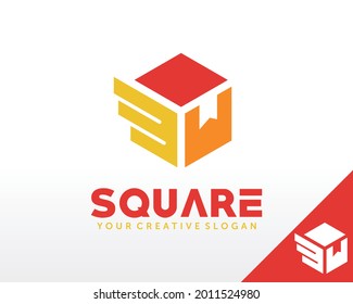 Express Box Logo design. Online delivery Logo Vector