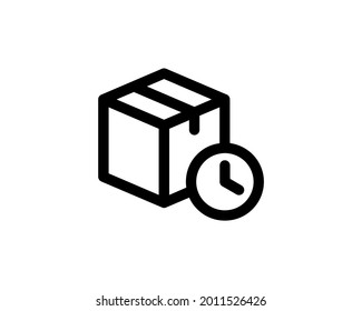 Express Box Logo design. Online delivery Logo Vector