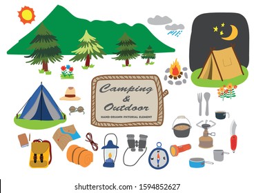 Express camping in the woods