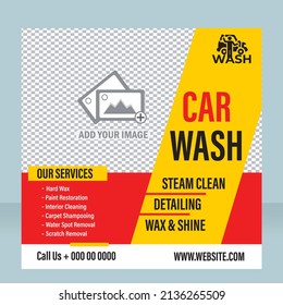 Express Car Wash Flyer Templates