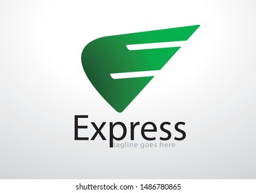 Express Creative Design Art Logo