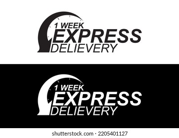 Express delivery in 1 week. Fast delivery, express and urgent shipping