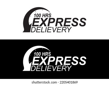 Express delivery in 100 hours. Fast delivery, express and urgent shipping