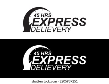 Express delivery in 45 hours. Fast delivery, express and urgent shipping