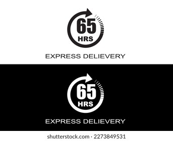 Express delivery in 65 hours. Fast delivery, express and urgent shipping