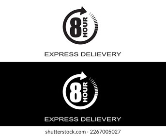 Express delivery in 8 hours. Fast delivery, express and urgent shipping