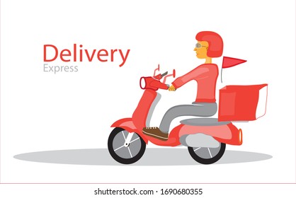 Express delivery, arrive at your home  